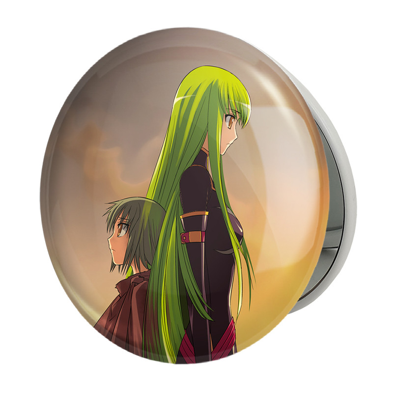 آینه جیبی خندالو طرح سی سی انیمه کد گیاس Code Geass مدل تاشو کد 13065 