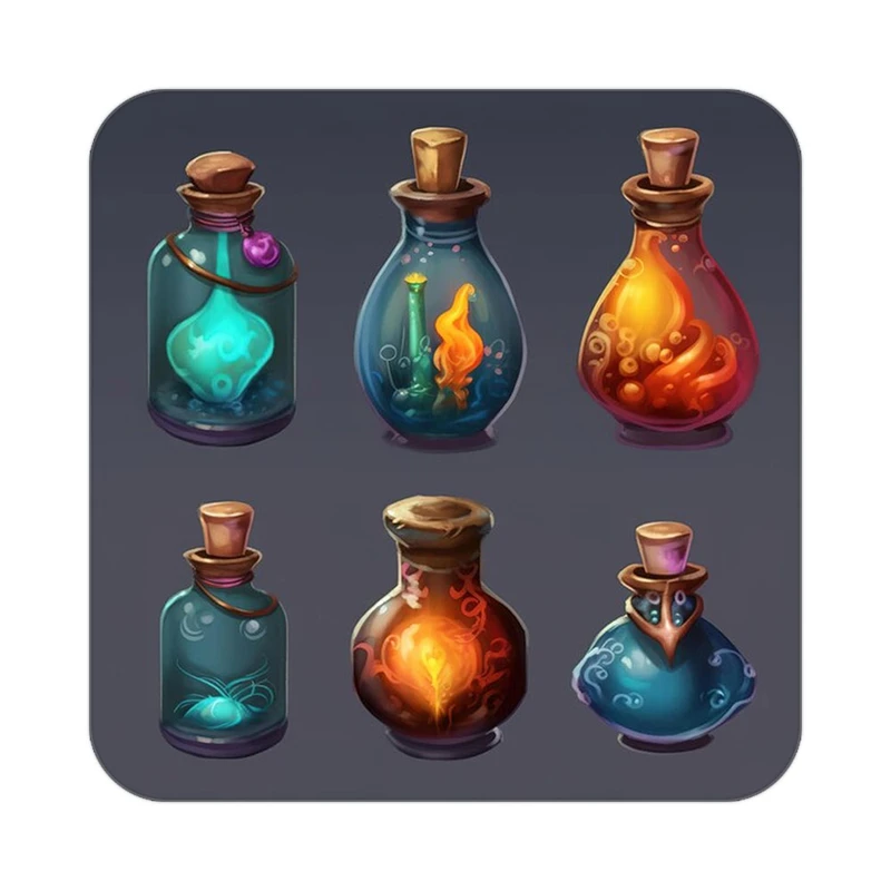 زیر لیوانی کاکتی طرح هری پاتر Harry Potter مدل mp44472