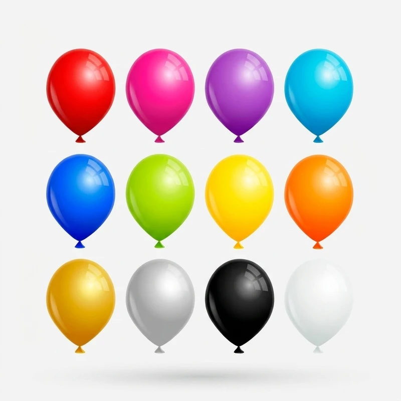 بادکنک مدل ساده بسته 10 عددی