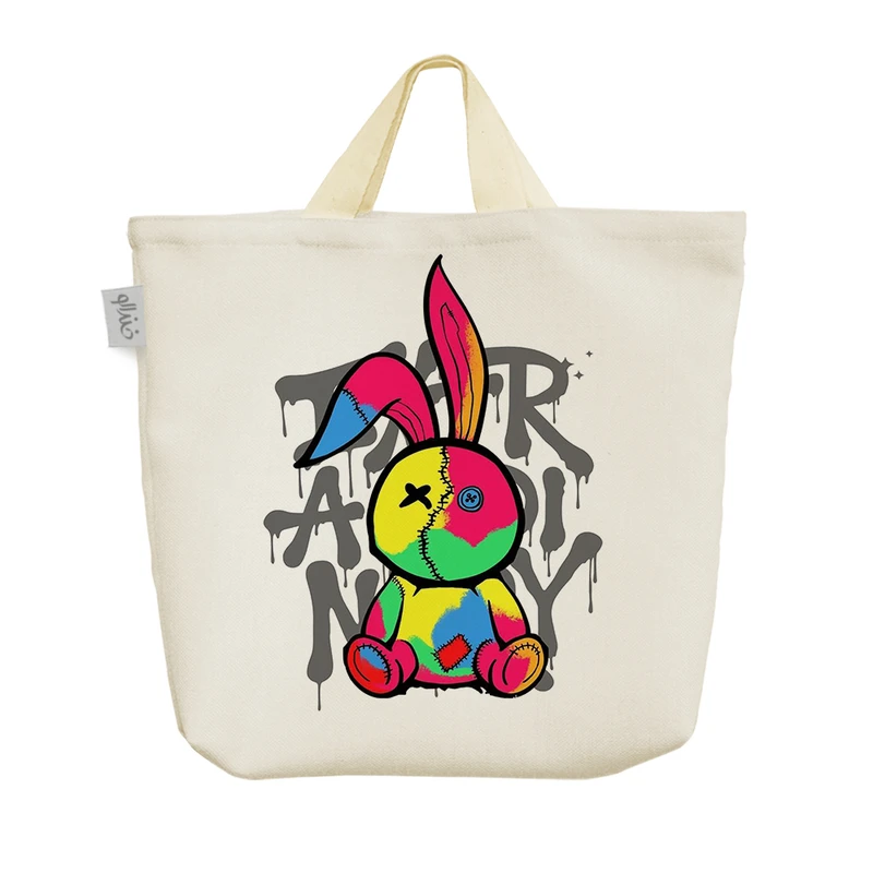 ساک خرید خندالو مدل خرگوش کد H390