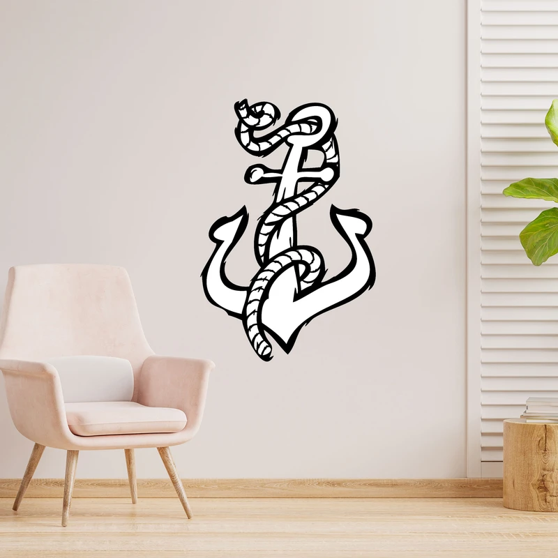 دیوارکوب طرح لنگر کشتی مدل A1547-4060