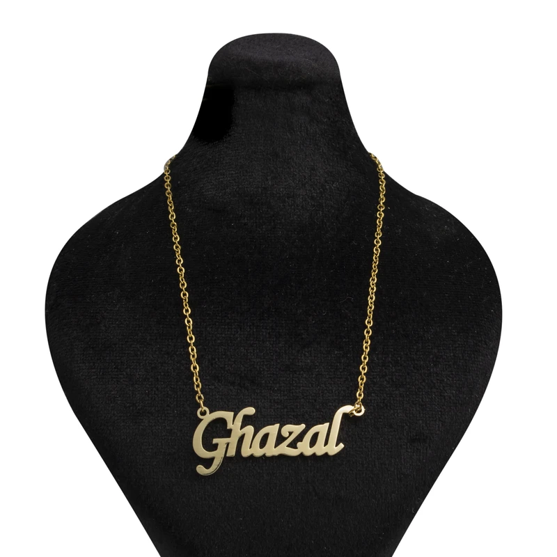 گردنبند زنانه النا آراکس مدل اسم غزل
