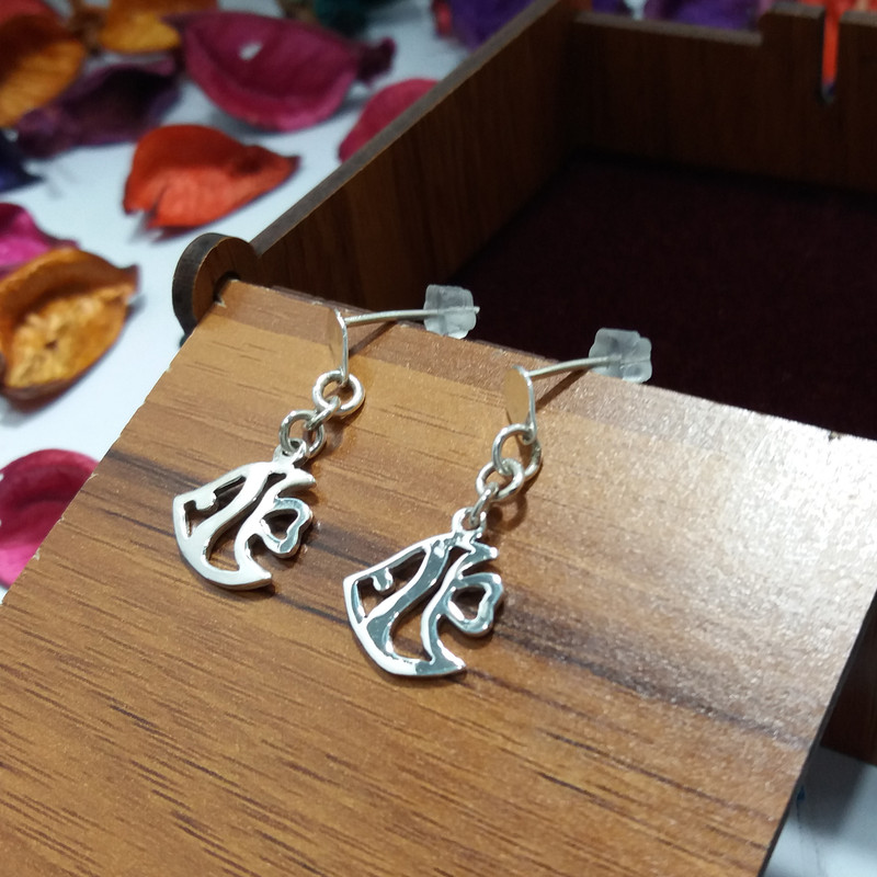 گوشواره نقره میخی زنانه طرح ماهی گوشواره نقره میخی زنانه طرح ماهی