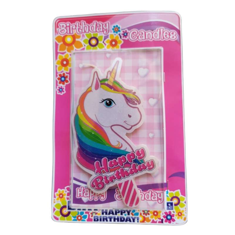 شمع تولد مدل اسب تک شاخ