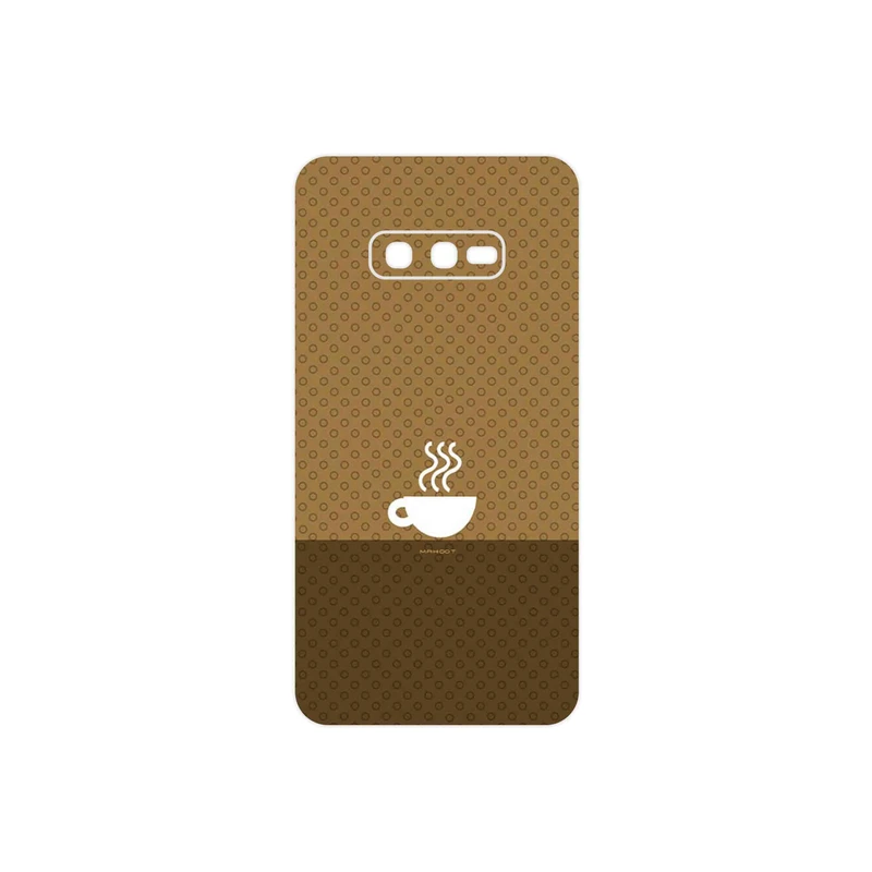 برچسب پوششی ماهوت مدل Minimal Cup of Coffee Icon مناسب برای گوشی موبایل سامسونگ Galaxy S10e
