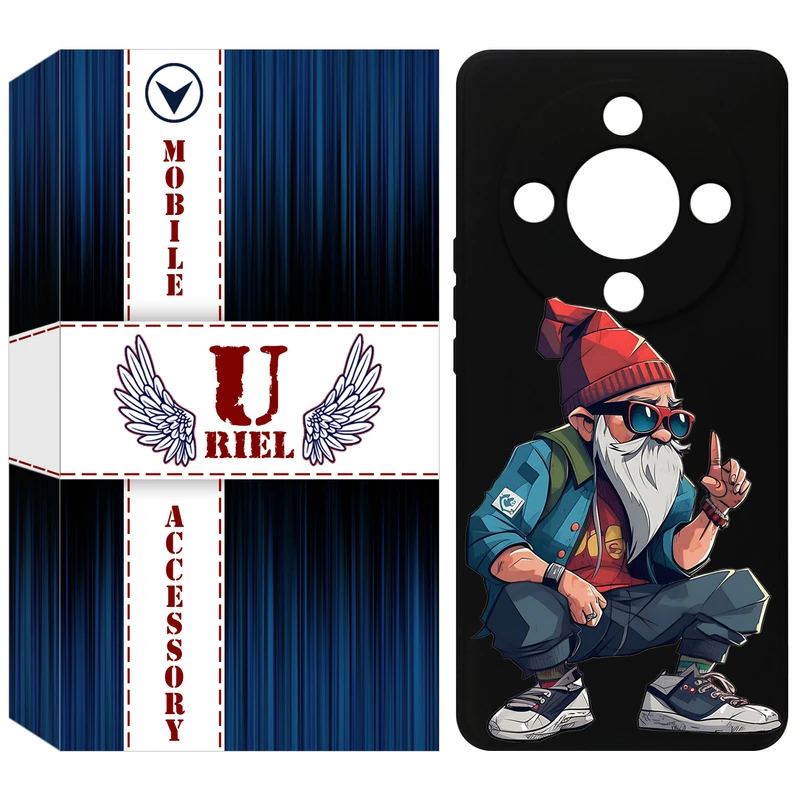 کاور یوریل مدل KSH کد 48 طرح پیرمرد مناسب برای گوشی موبایل آنر X9b / X50 / Magic6 Lite / Magic 6 Lite