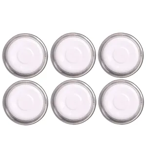 نعلبکی چینی زرین ایران مدل پالادیوم بسته 6 عددی 