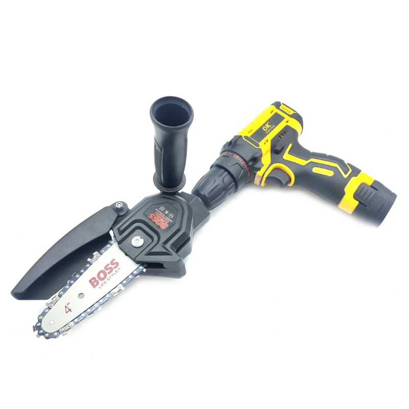 تبدیل دریل به اره زنجیری سرشاخه زن باس مدل 10CM