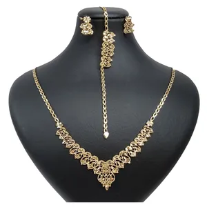 نیم ست طلا 18 عیار زنانه گالری یارطلا مدل تراش کد SR122-G