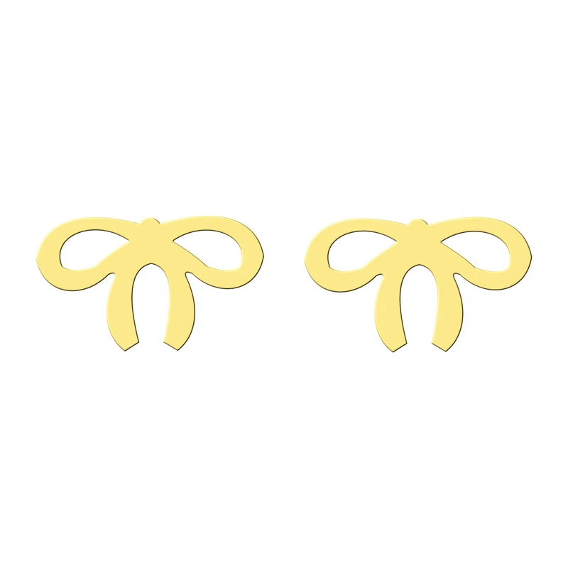 گوشواره طلا 18 عیار زنانه کرابو طرح پاپیون مدل Kr5213