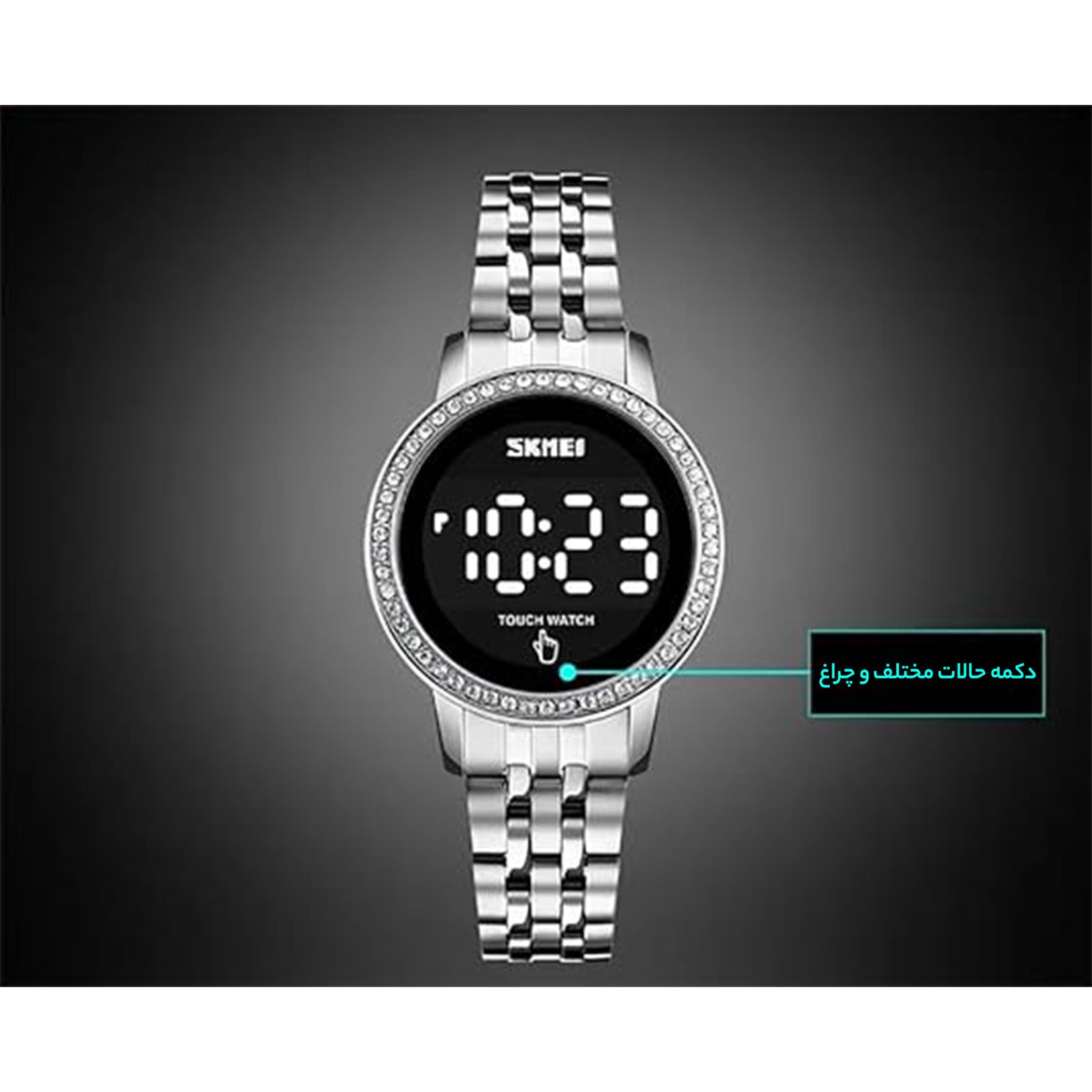 ساعت مچی دیجیتال زنانه اسکمی مدل 16-69 کد 02 -  - 8