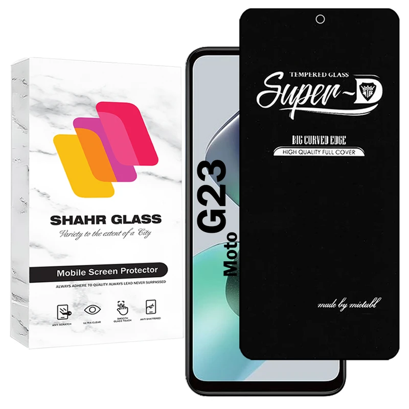 محافظ صفحه نمایش شهر گلس مدل SUPERDNSH مناسب برای گوشی موبایل موتورولا Moto G23