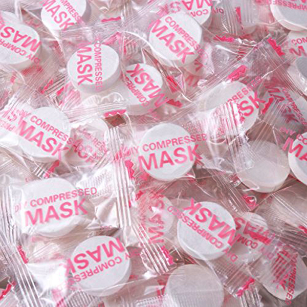 قرص ماسک ورقه ای صورت ییژیلیان مدل silky touch بسته 100 عددی