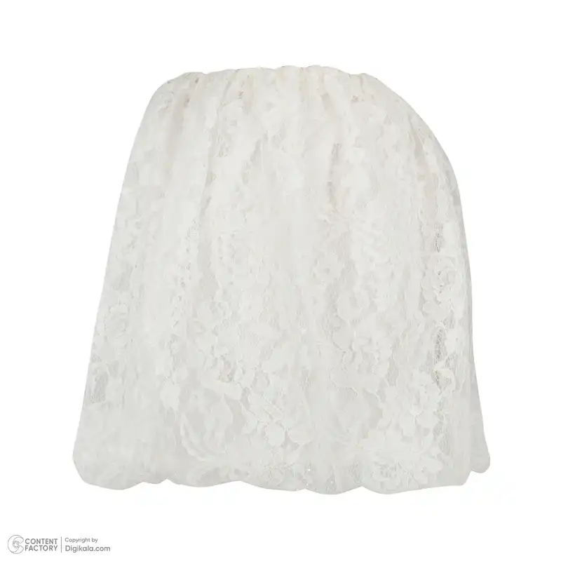 دامن زنانه پپا مدل 006 رنگ سفید