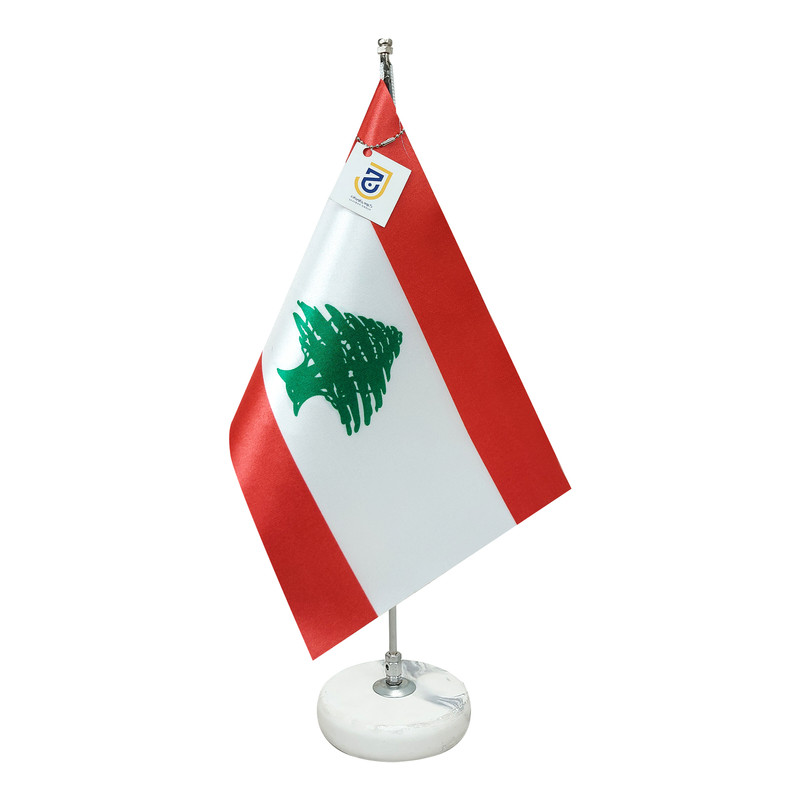 پرچم رومیزی جاویدان تندیس پرگاس مدل لبنان کد 2
