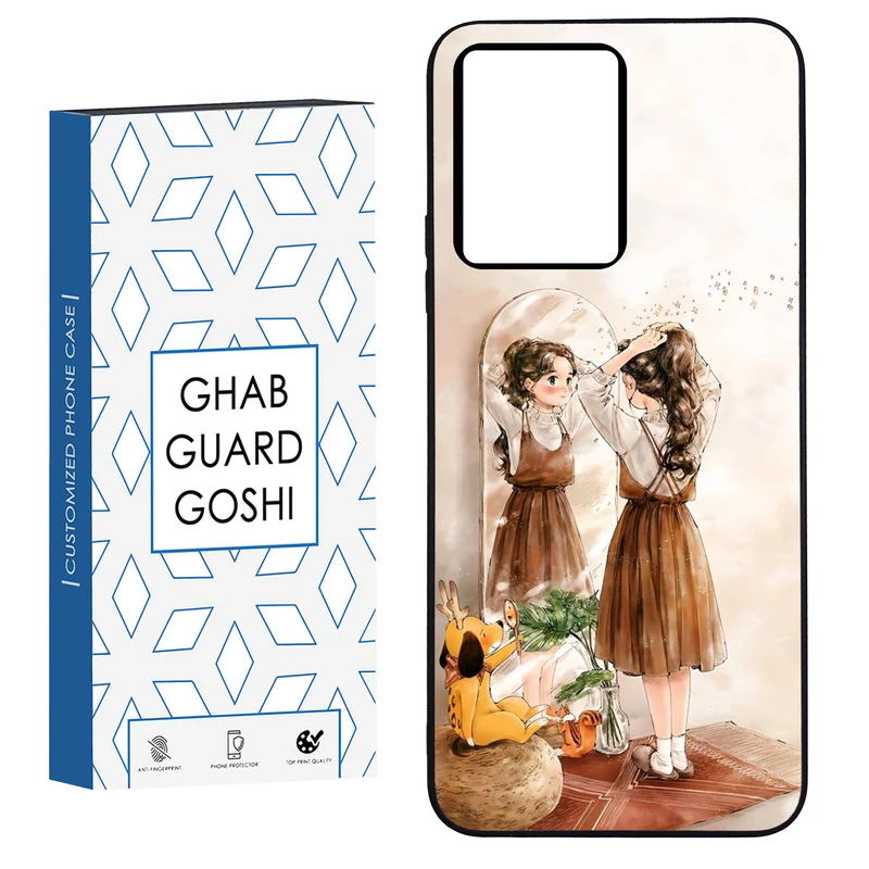 کاور قاب گارد گوشی طرح دخترانه کد FB-019 مناسب برای گوشی موبایل شیائومی redmi note 12 4g  