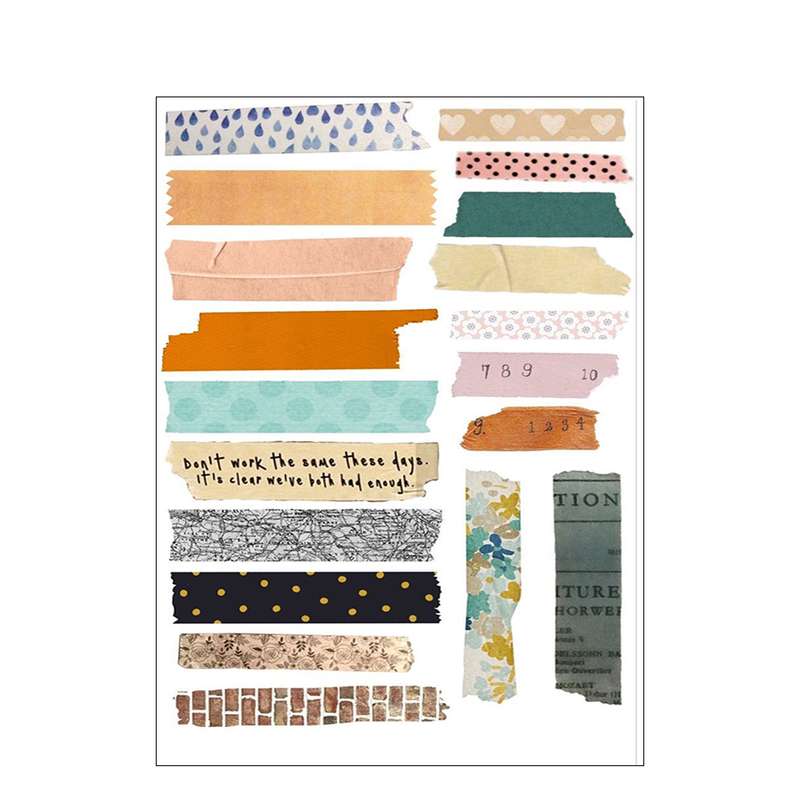 کاغذ چسب دار مدل  بولت ژورنال و اسکرپ بوک