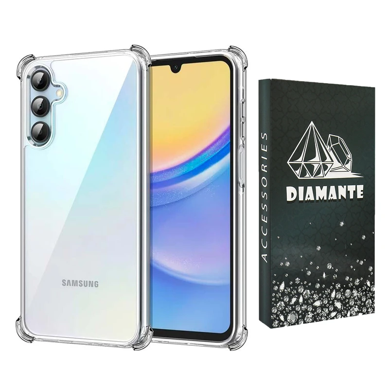 کاور دیامانته مدل Kapsoli Navy مناسب برای گوشی موبایل سامسونگ Galaxy A15