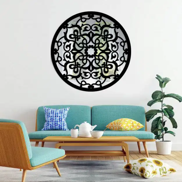 آینه پلکسی گلس مدل ماندالا