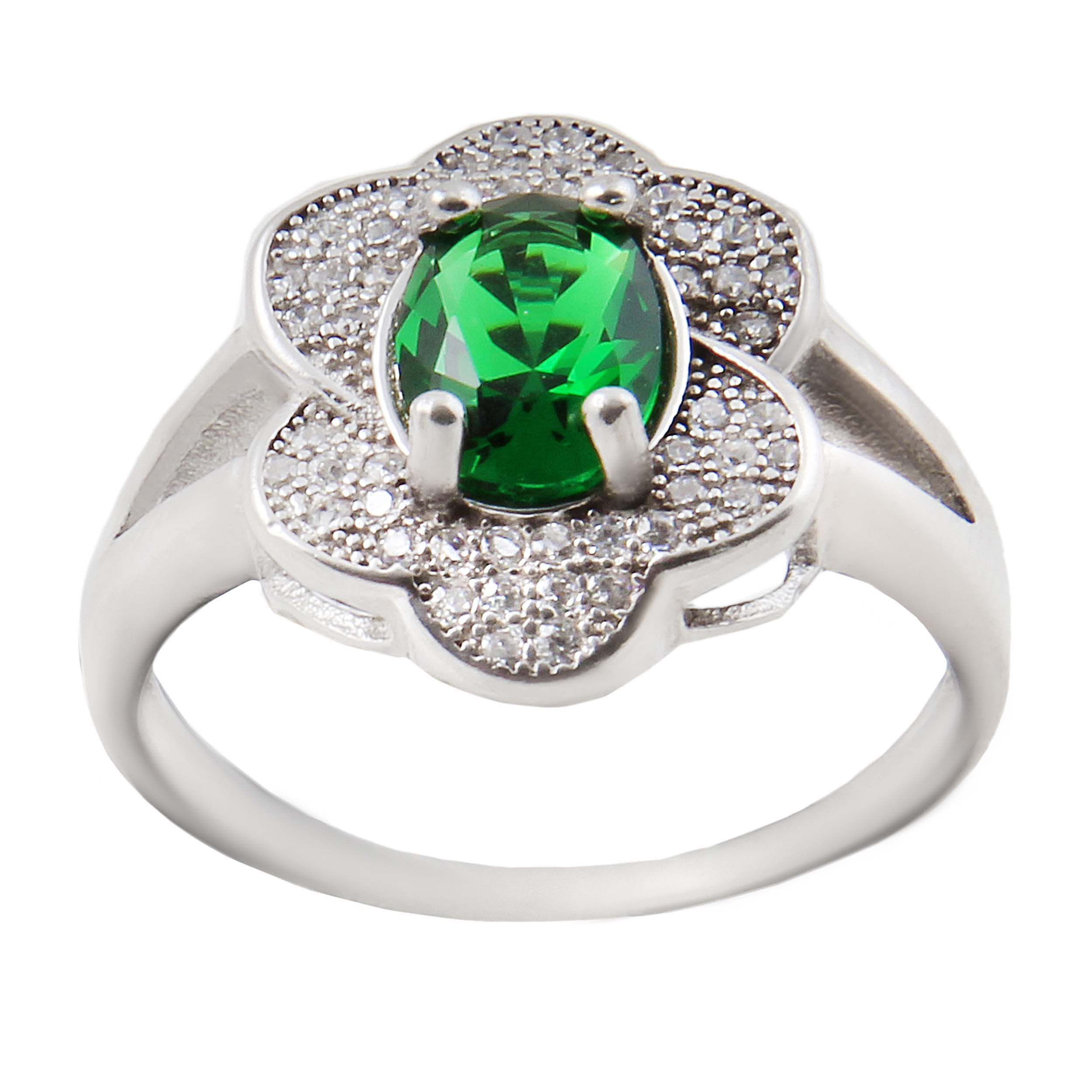 انگشتر نقره زنانه بازرگانی میلادی مدل کوارتز کد AWR_733