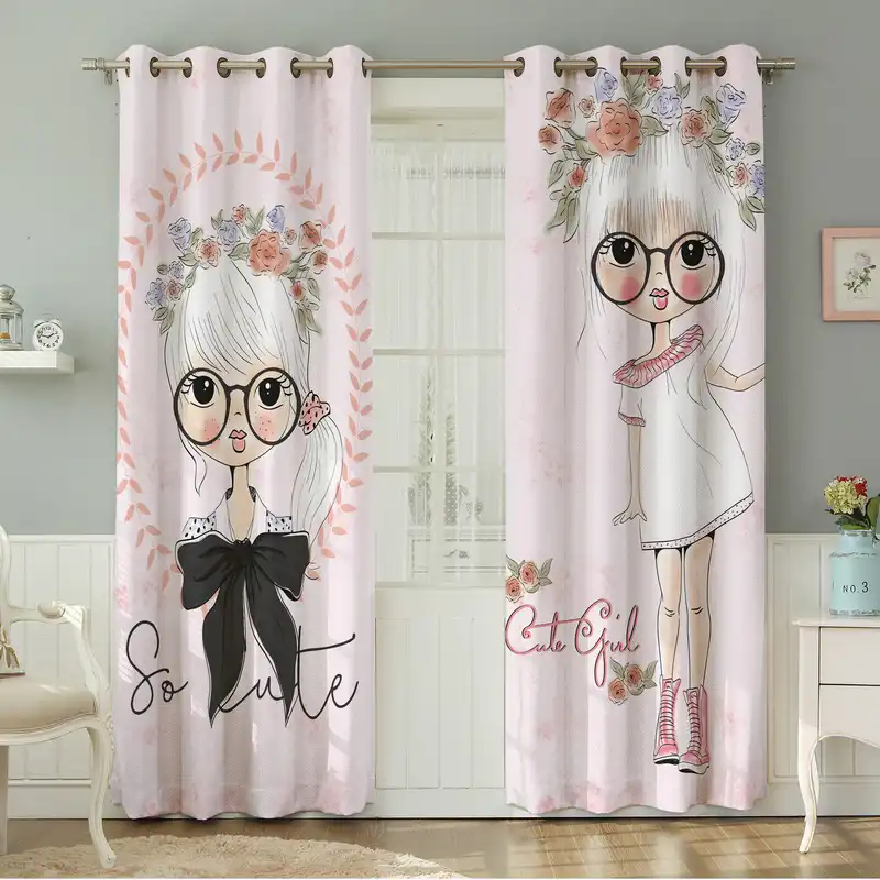 پرده نیروانا طرح کودک مدل مخمل کد 8634 سایز 140×280 سانتی متر