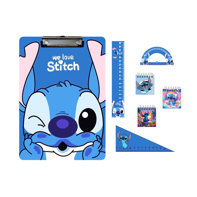 بسته لوازم تحریر مدل استیچ مجموعه 7 عددی