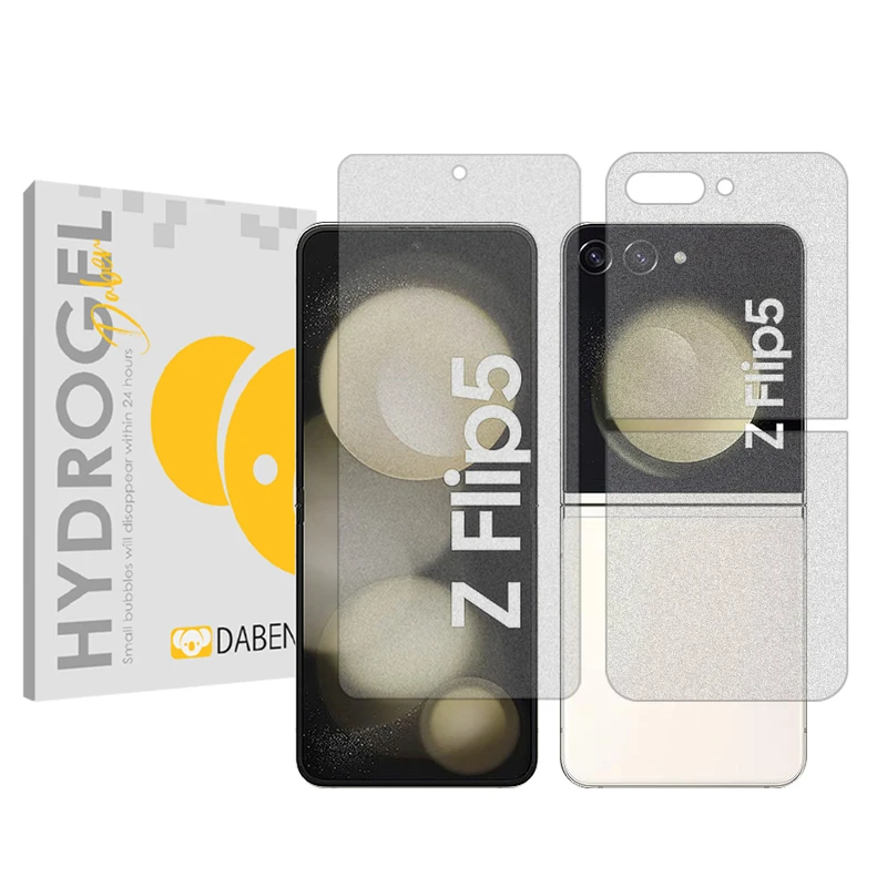 محافظ صفحه نمایش مات دبن مدل Tough مناسب برای گوشی موبایل سامسونگ Galaxy Z Flip5 به همراه محافظ پشت گوشی