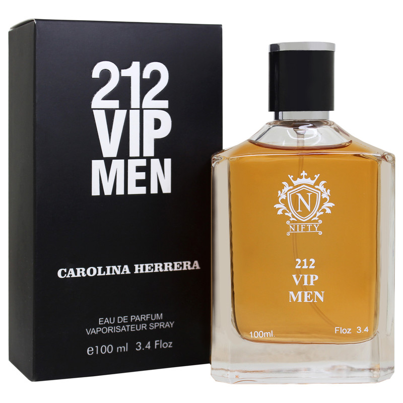 ادوپرفیوم مردانه نیفتی مدل 212 VIP حجم 100 میلی‌لیتر رایحه گل و ماندگاری متوسط، مناسب تمام فصول، نت آغازین رازیانه، بادیان رومی، نت میانی مشک، عنبر، وانیل، نت پایانی مشک، چوب، ماهون و عنبر