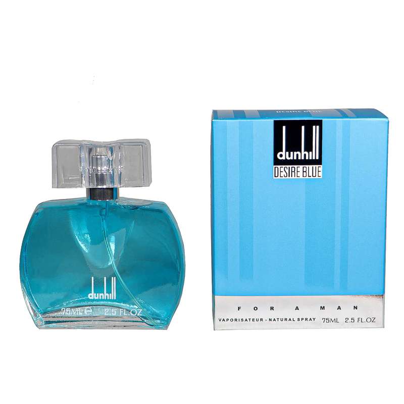 ادو تویلت مردانه دانهیل مدل Desire Blue حجم 75 میلی لیتر