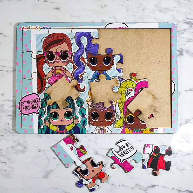 پازل 24 تکه محصولات امید مدل ال او ال