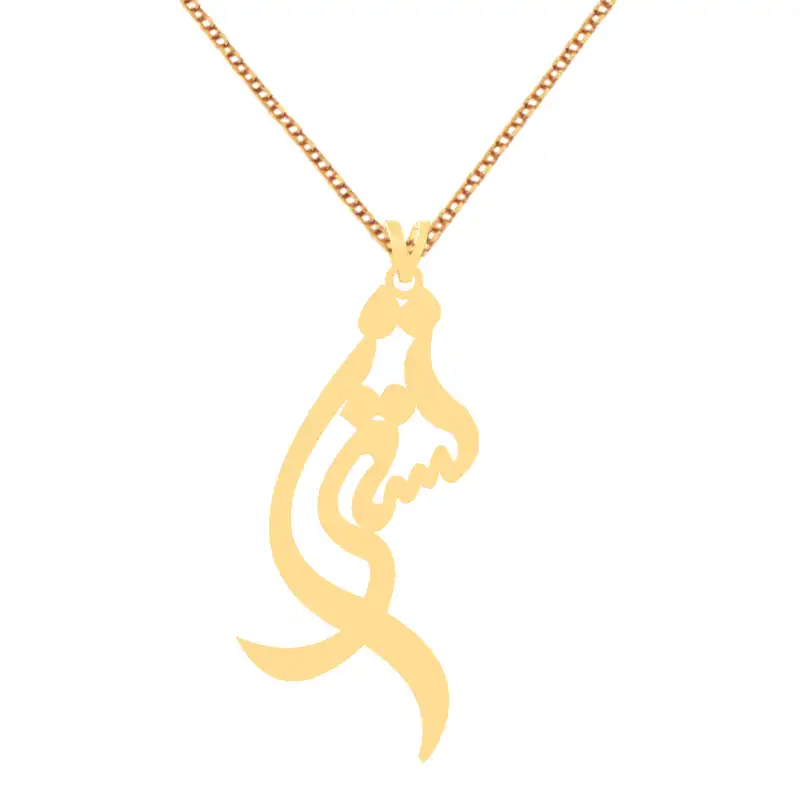 گردنبند طلا 18 عیار زنانه کرابو طرح نسترن مدل Kr70149