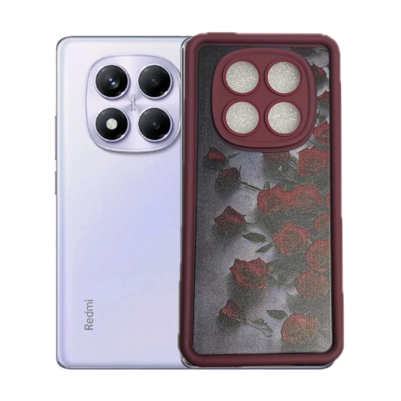کاور طرح رز مناسب برای گوشی موبایل شیائومی Redmi Note 14 pro 4g