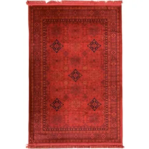 فرش ماشینی 500 شانه لک لک  زمینه لاکی حاشیه لاکی مدل 0010