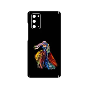 MAHOOT Rainbow Hair Digital Art Cover Sticker for Samsung Galaxy Note 20