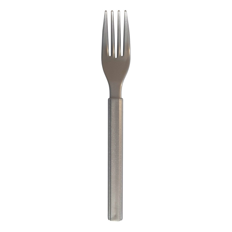 چنگال یکبار مصرف  کد 101 نقره ای بسته 10 عددی
