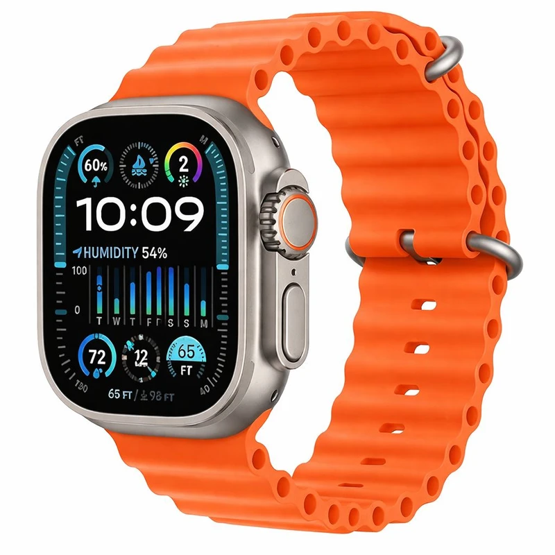 ساعت هوشمند 49 میلی متری زد تی فیت مدل ZTMAX با دو بند سیلیکونی 