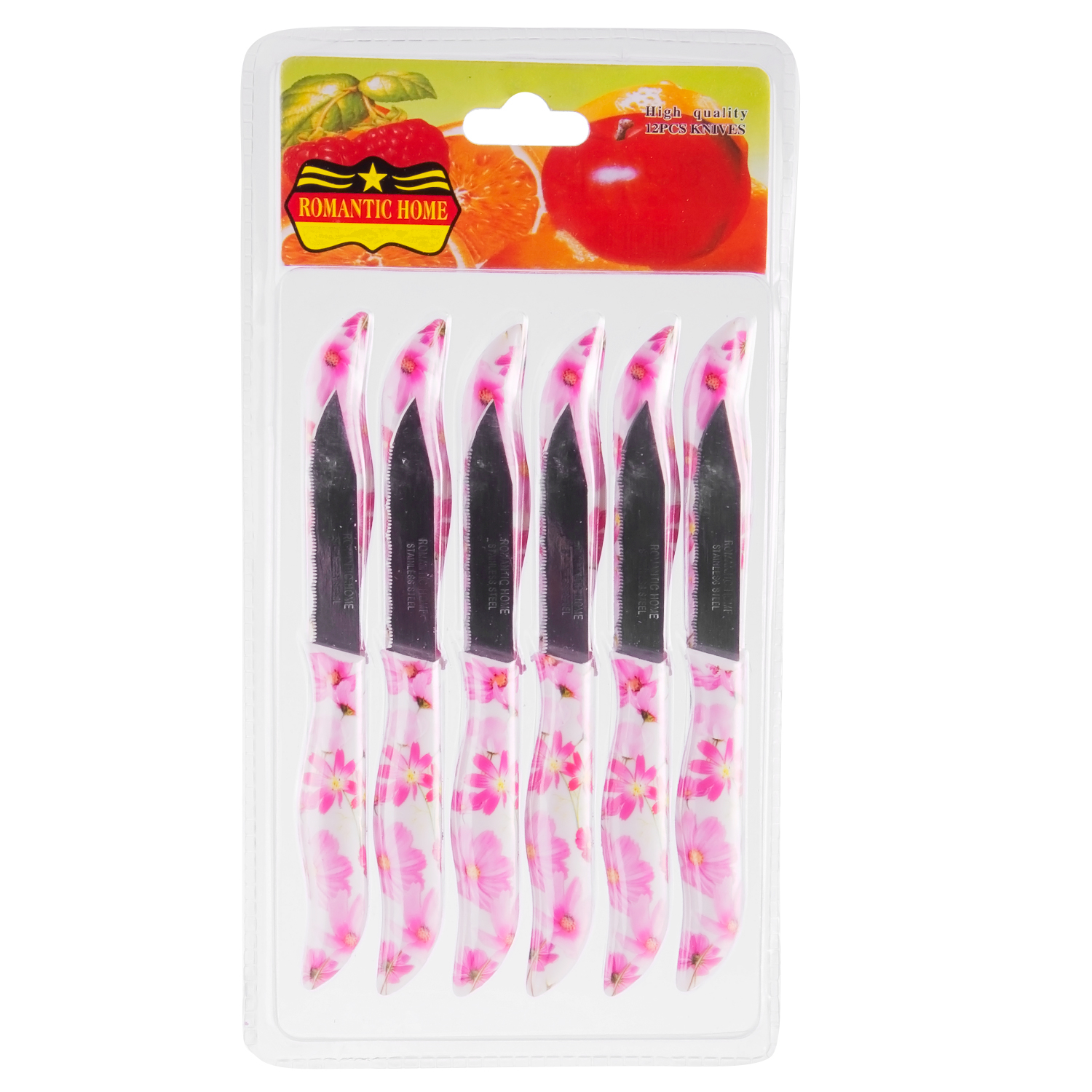 کارد میوه خوری رمانتیک هوم کد 1040 بسته 12 عددی