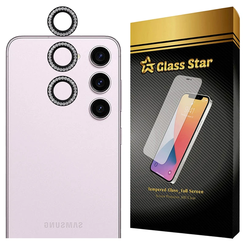 محافظ لنز دوربین شیشه‌ای گلس استار مدل NRIG20 مناسب برای گوشی موبایل سامسونگ Galaxy S23 Plus