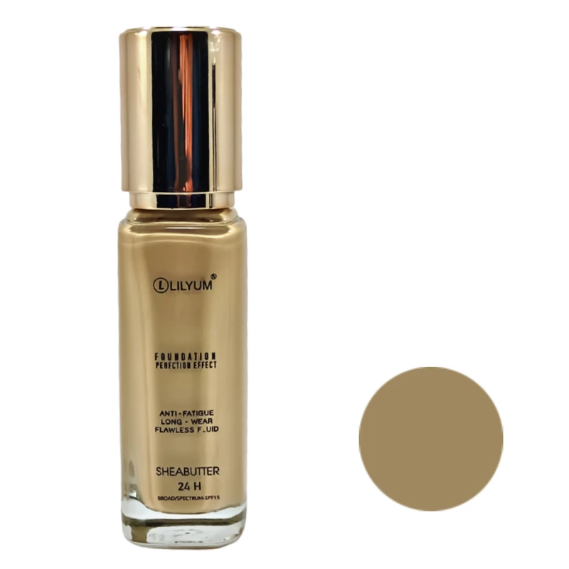 کرم پودر مایع spf0 لیلیوم مدل perfection effect شماره 301 سازگار با انواع پوست حجم 35 میلی لیتر