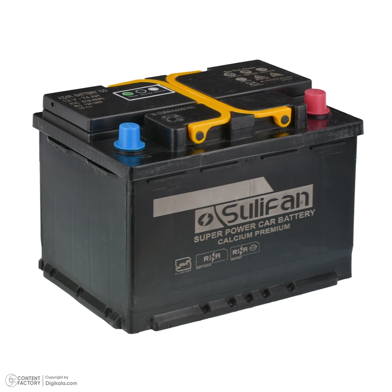 باتری اتمی 12 ولت 70 آمپر خودرو سولیفان مدل  B- HJ09A650745