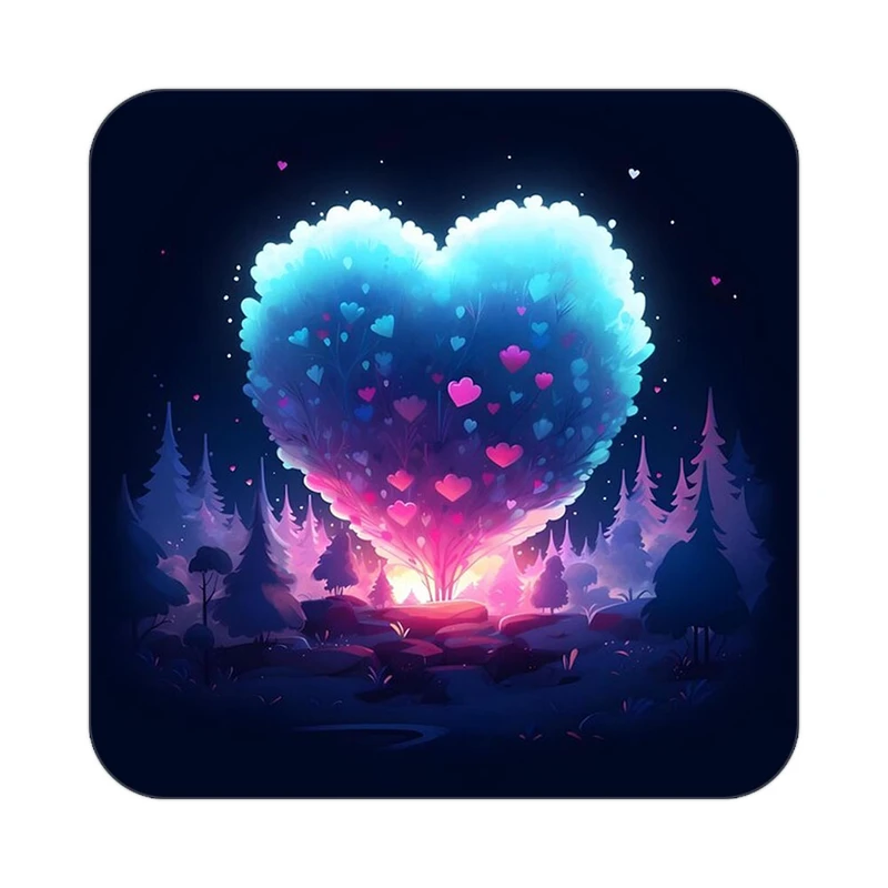 زیر لیوانی کاکتی مدل عاشقانه کد mp10999