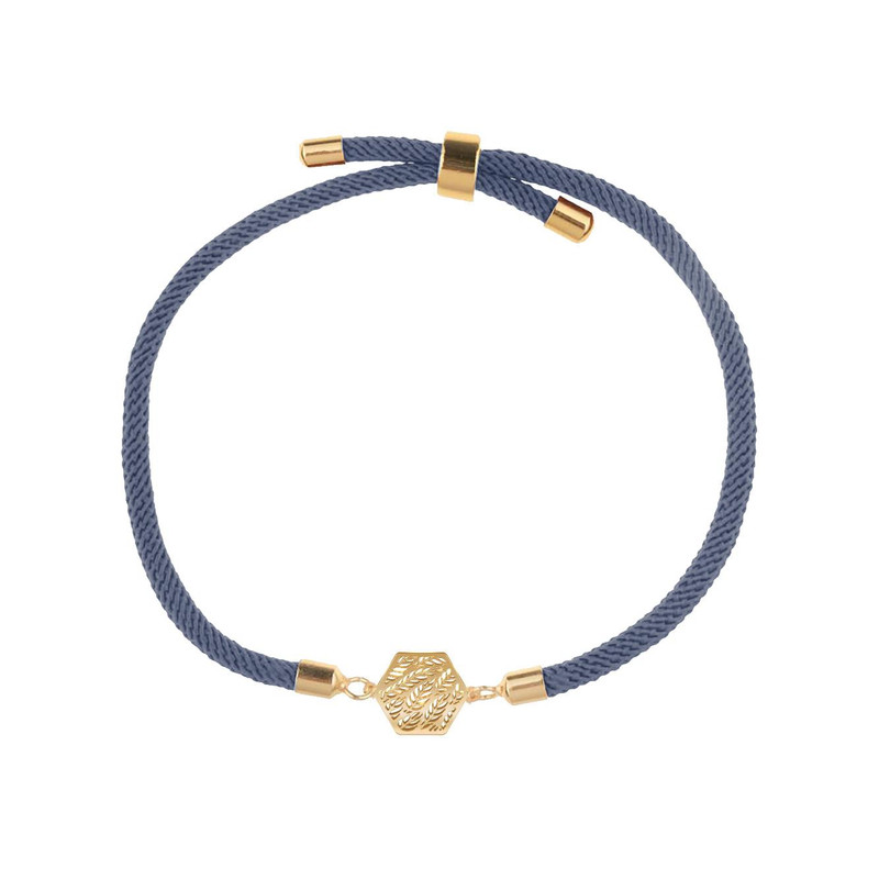 دستبند طلا 18 عیار زنانه مدوپد مدل برگ کد D12-10234