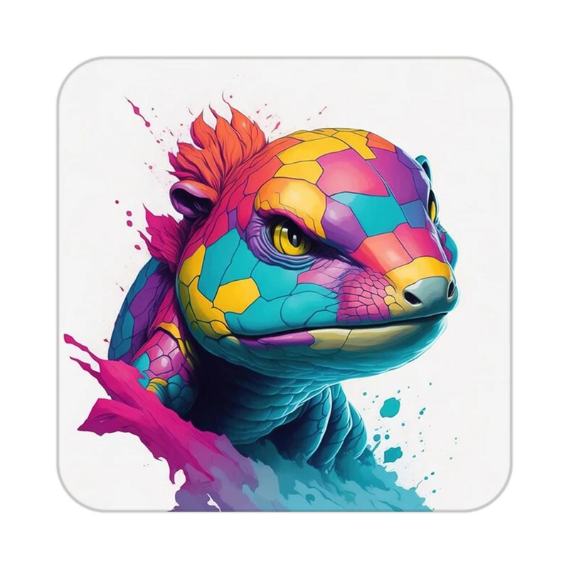 زیر لیوانی کاکتی طرح حیوانات رنگی مدل mp26344