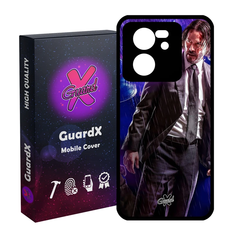 کاور گارد ایکس طرح John Wick مدل Glass10124 مناسب برای گوشی موبایل شیائومی 13T/13T Pro/Redmi K60 Ultra
