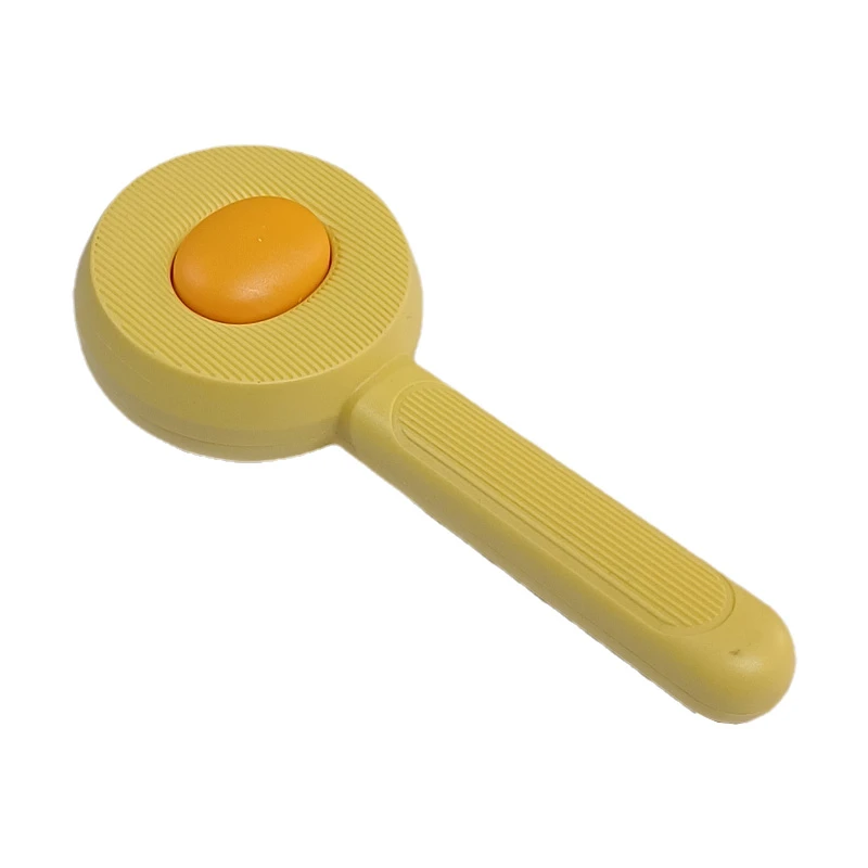 برس موی گربه مدل تخلیه دار طرح تخم مرغی