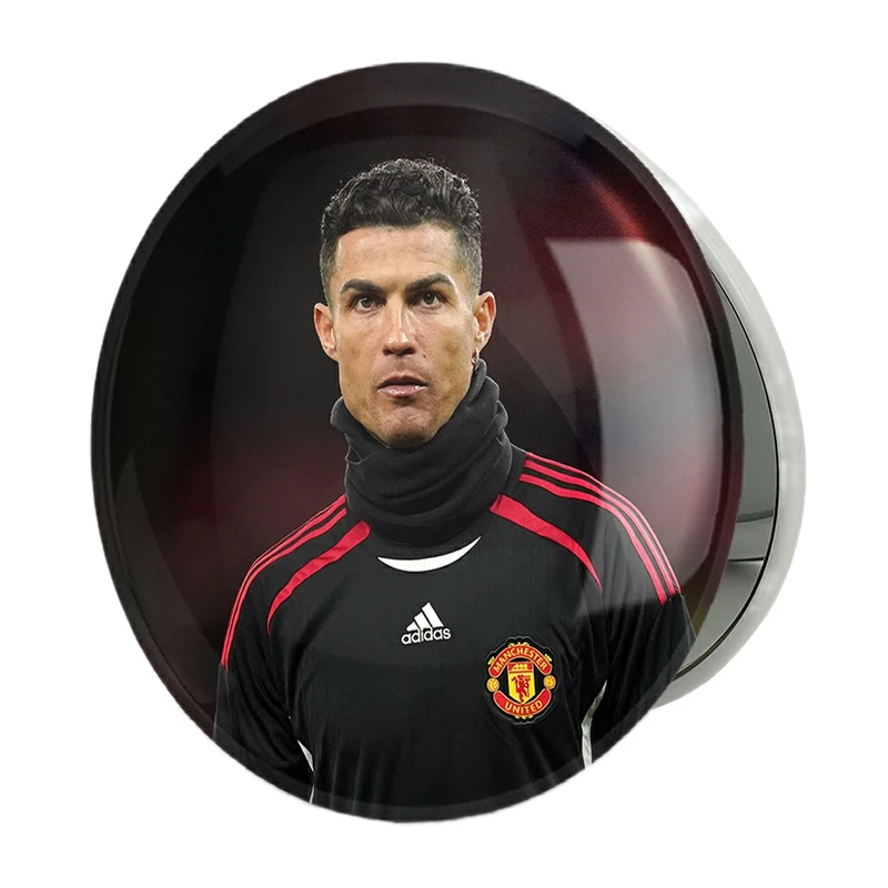 آینه جیبی خندالو طرح کریستیانو رونالدو  مدل تاشو کد 13946 