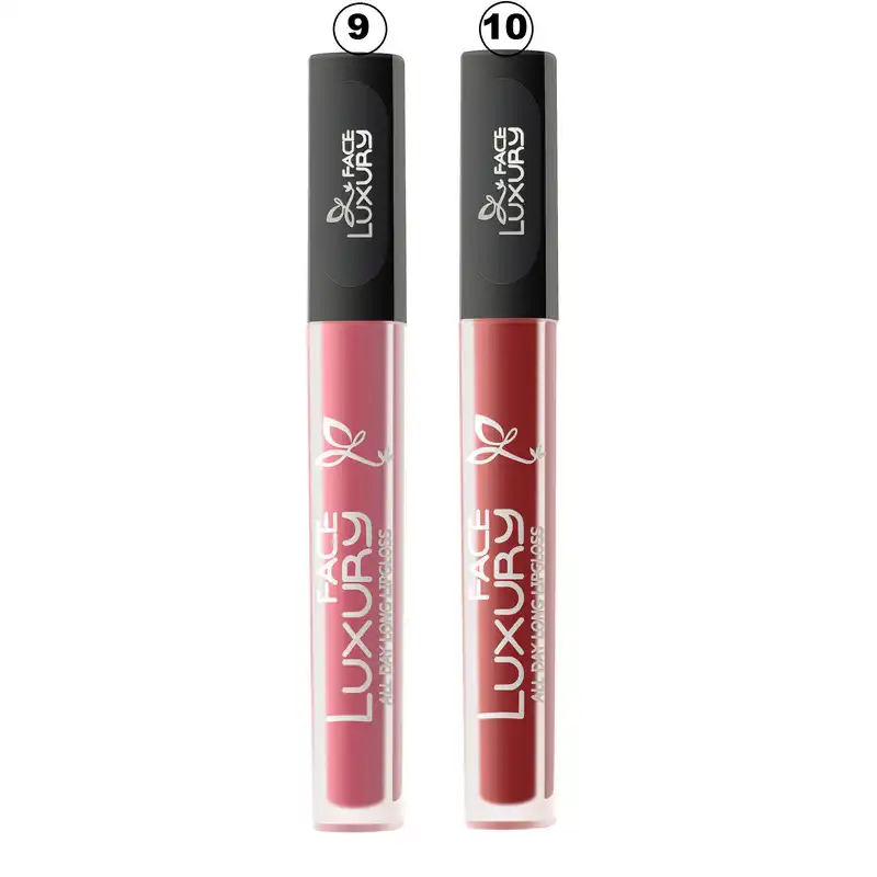 رژ لب مایع لاکچری فیس مدل 09-10 بسته 2 عددی