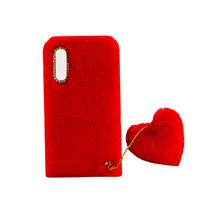 کاور مدل فانتزی طرح پام پام قلب مناسب برای گوشی موبایل سامسونگ Galaxy A30s / A50 / A50s به همراه آویز