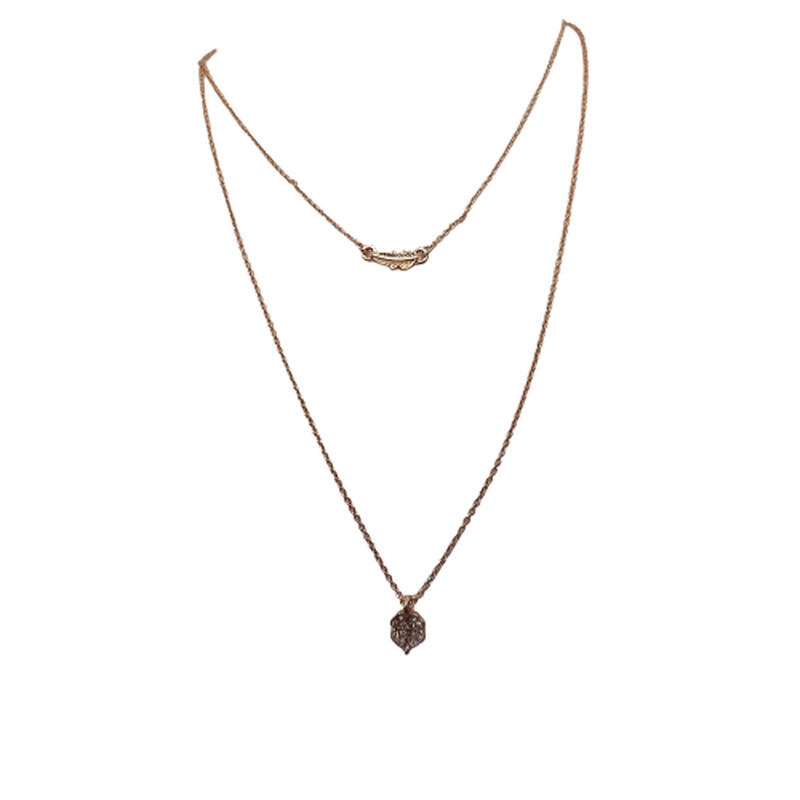 گردنبند زنانه اکسسورایز مدل دولاینه 313