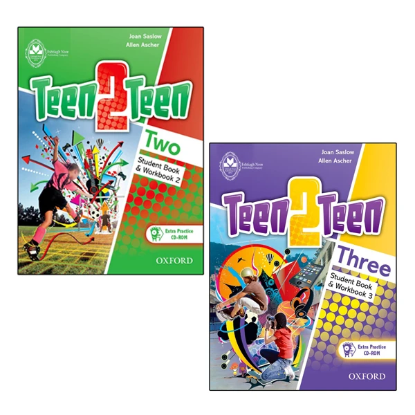 کتاب Teen 2 Teen اثر Joan Saslow And Allen Ascher انتشارات اشتیاق نور جلد 2 و 3